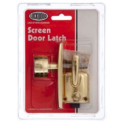 LOCKWOOD SCR DOOR CATCH 300-4 PB DP