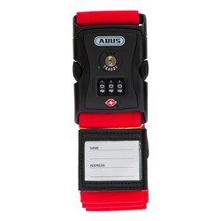 ABUS P/LOCK LUGGAGE STRAP RED 620TSA/192 DP