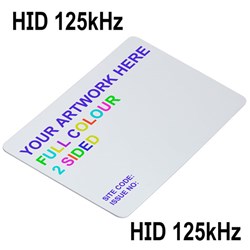NEPTUNE HID 125kH ISO CARD COLOUR PRINT 2 SIDES