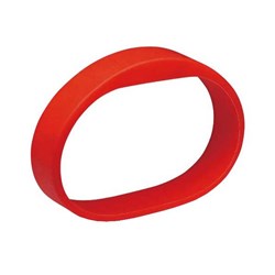 ACSS MIFARE S50 1k STRAIGHT WRISTBAND - SML - RED
