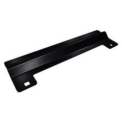 BDS Blocker Plate for Plate Furniture and Mortice Lock Zinc Plated Black Powdercoat - BP6860MBLK