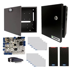 CS Evo 2 Networked Panel Kit, Inc. 2x HID SEOS Express Readers, 10x SEOS Cards, Comms Module, Power Supply & Housing