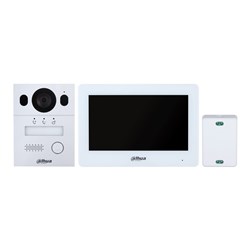 DAHUA 2-wire Wi-Fi Hybrid VTO02003F-P+VTH5123H-W Video Intercom KIT (DHI-KTX01(S)