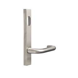 Dormakaba Furniture Narrow Square End Plate Concealed Fix with Cylinder Hole & Noosa Lever SSS - 6400/30 SSS