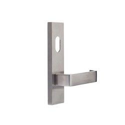 Dormakaba Furniture Square End Plate Concealed Fix with Cylinder Hole & Manly Lever SSS - 6600/39 SSS