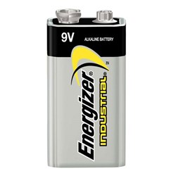Energizer 9V Industrial Alkaline Battery Bulk Pack of 12 - E000054300