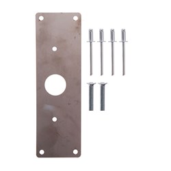 BDS Scar Plate to suit Lockwood 3540 Escape Lever and 590/591 Locks 130x40x2mm in SSS - LW591SL 590-1082