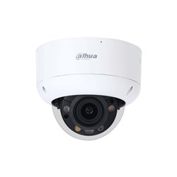 DAHUA 8MP TiOC V2 Active Deterrence Dome Network Camera, WizSense, Full Colour, 2.7-13.5mm Vari-Focal Lens, IP67, IK10 (IPC-HDBW3849R1P-ZASPV-27135)