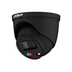 Dahua WizSense Series 6MP Black TiOC 2.0 Active Deterrence Eyeball Network Camera with 2.8mm Fixed Lens, IP67 - DH-IPC-HDW3649HAS-PV-ANZ