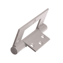 McCallum Hinge Fast Fix Interfold with Offset Knuckle Satin Natural Anodised 100x34x3mm - A167SNA