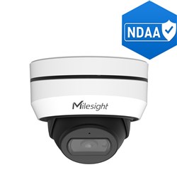 Milesight AI Mini Series 8MP Mini Dome Network Camera with Junction Box and 2.8mm Fixed Lens, NDAA Compliant, IP67 and IK10 - MS-C8175-PD/J