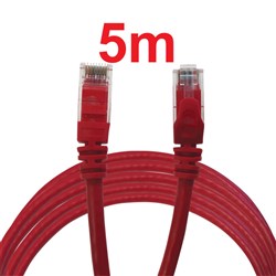 Neptune Cat6 Patch Lead, 5m, Red