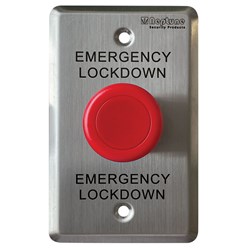 Neptune Emergency Lockdown,ANSI,NO/NC/C,0.9mm SS,M/room,Red