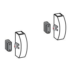 DORMA TOP &amp; BOTTOM LATCH PHX07 LOCKING POINTS suit FIRE 