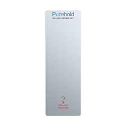 PUREHOLD "ANTIBACTERIAL PUSH PLATE" STD SIZE 400mm x 95mm REPLACEMENT FRONT PANEL (REPLACE EVERY 12 MONTHS)