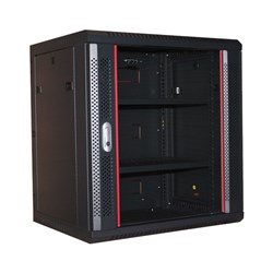 Redback Rack, 12RU, Single Section Wall Mount Cabinet, 600x450x635mm, 22kg