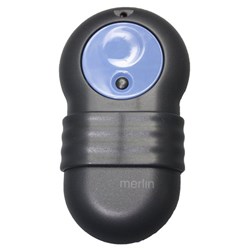 Merlin Quartz Garage Door Remote with 2 Buttons in Black and Blue - M802 RCM13A