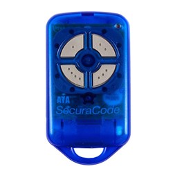 ATA Securacode Garage Door Remote with 4 Buttons in Blue - PTX4 RCG12