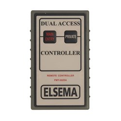 Elsema Quartz Garage Door Remote with 2 Buttons in Grey and White - FMT302DA