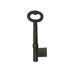 RST Malleable Iron Cast Key Blank with Thick Bit for Rim Lock 8.5mm - TS6853