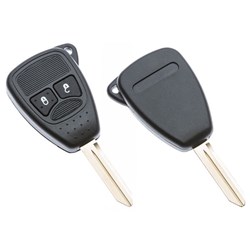 Silca Automotive Key and Remote Replacement Shell for 2 Button Chrysler CY24 Profile CR24RS2