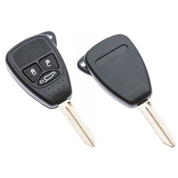 Silca Automotive Key and Remote Replacement Shell for 3 Button Chrysler CY24 Profile CR24RS8
