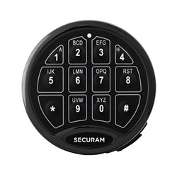 SecuRam SafeLogic Basic Entry Pad Black Chrome - EC-0601A-BC