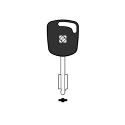 SILCA BLANK FO19TE TRANS EMPTY L/CHIP