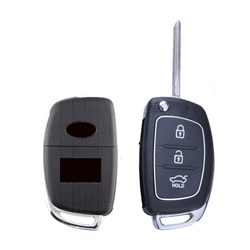 Silca Automotive Key and Remote Complete Replacement Flip Shell for Kia 3 Button KIA8 Profile KIA8RS8