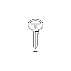 Silca STA10R Key Blank for Star Cylinders Furniture and Safe Doors