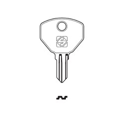 Silca Key Blank for Tork washroom cabinet products TOR1