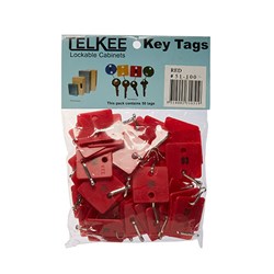 TELKEE KEY TAGS #51-100 RED SQUARE