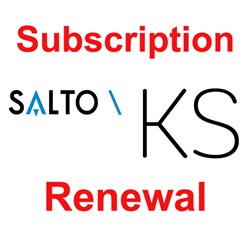 SALTO KS System Subscription Renewal Voucher 301-800 Users, 200 IQs, 500 Mobile Key guests. MUST PROVIDE UID.