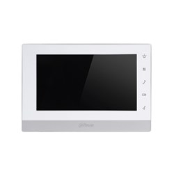 DAHUA 2-Wire IP 7" TFT Touch Screen Indoor Monitor, White