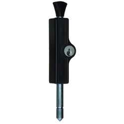 Whitco Patio Bolt CYL4 Profile in Black - W2206317C4