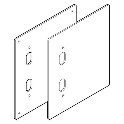 BDS MORTICE DRESS PLATE SSS 165x230x1.5MM CF SSS Pkt=2