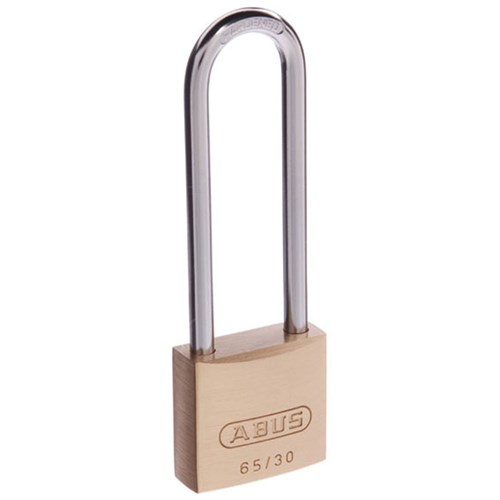 ABUS 65 Series Premium Padlock with 30mm Brass Body and 60mm Hardened Steel Shackle KA 6301 - 6530HB60KA11