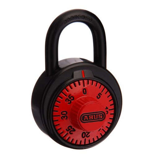 ABUS P/LOCK 78KC/50 (507-KEY) RED DIAL