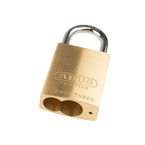 ABUS 83 Series Premium Rekeyable Padlock with 40mm Brass Body and 25mm Hardened Steel Shackle Less Cylinder - 8340NLC