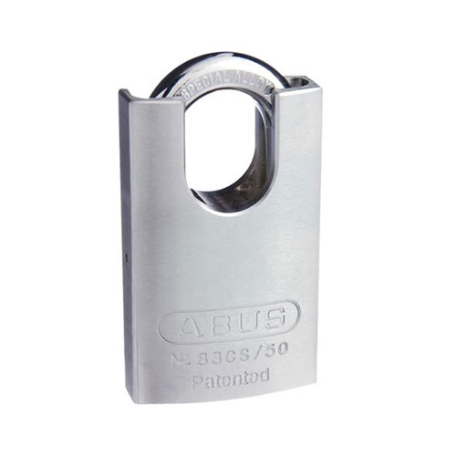 ABUS 83 Series Premium Rekeyable Padlock with 50mm Brass Body and 25mm Concealed Hardened Steel Shackle KA 4302 - 83CS50NKA2