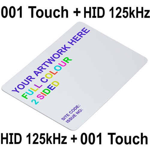 ACSS DUAL ISO CARD - LW 001 TOUCH & HID COLOUR PRINT 2 SIDES
