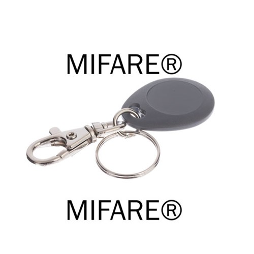 ACSS BLANK MIFARE 1k TUMBLER FOB with KEYCHAIN - GREY