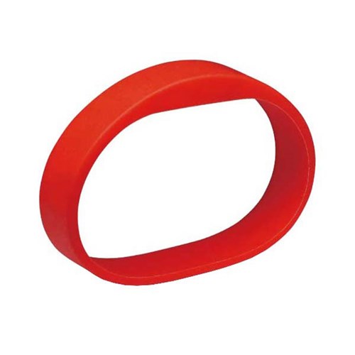 ACSS MIFARE S50 1k STRAIGHT WRISTBAND - SML - RED