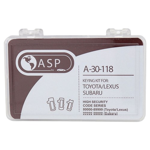 ASP KEYING KIT A30-118 TOYOTA LEXUS SUBARU