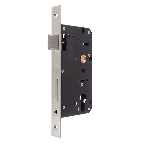 Borg Mechanical Digital Door Lock with Lever Back to Back Keypads and 60mm Backset Euro Mortise Lock Satin Chrome - BL5050SC