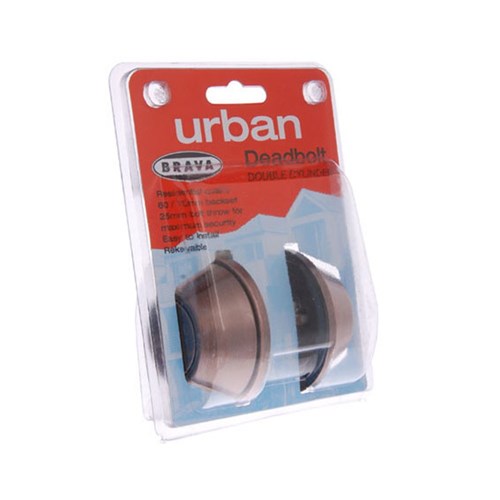 BRAVA URBAN DEADBOLT D392 AC DBLE CYL DP