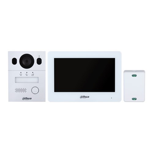 DAHUA 2-wire Wi-Fi Hybrid VTO02003F-P+VTH5123H-W Video Intercom KIT (DHI-KTX01(S)