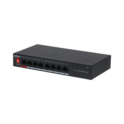 Dahua 8 Port Unmanaged Network Switch with 8 PoE Ports (DH-PFS3008-8GT-96-V2)