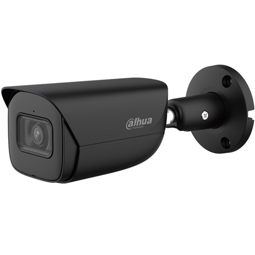 Dahua WizSense Series 6MP Black Bullet Network Camera with 2.8mm Fixed Lens, IP67 - DH-IPC-HFW3666EP-AS-AUS-BLK