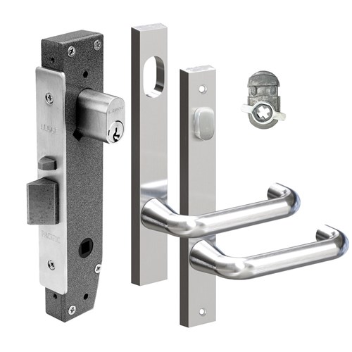 LEGGE NARROW STILE ENTRANCE MORTISE LOCK KIT 23mm (KIT5) WITH L95MFS LOCK & 5300/29SSS, 5303/29SSS FURN